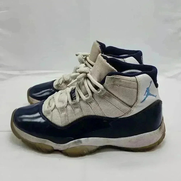 Nike Mens Air Jordan 11 Retro Win Like 82 Sneaker Shoes Navy Blue White Size 7.5 main image 3